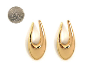 GOLD METAL EARRINGS ( 6247 GD )