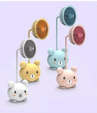 CUTE FAN PENCIL SHARPENER BLUE ( 1576 BL )