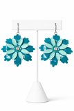 TURQUOISE FLOWER EARRINGS ( 427 RHTQ )