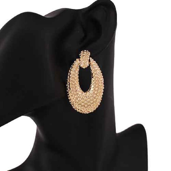 Gold Earrings ( 3455 GD )