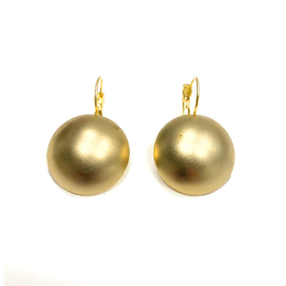 GOLD BALL EARRINGS ( 00001 G )