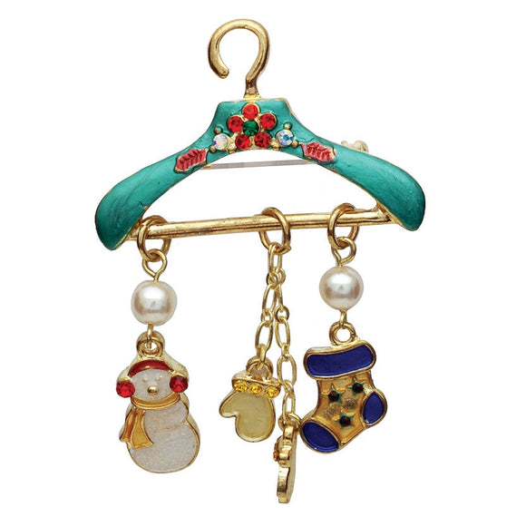 CHRISTMAS HANGER BROOCH ( 30538 X )