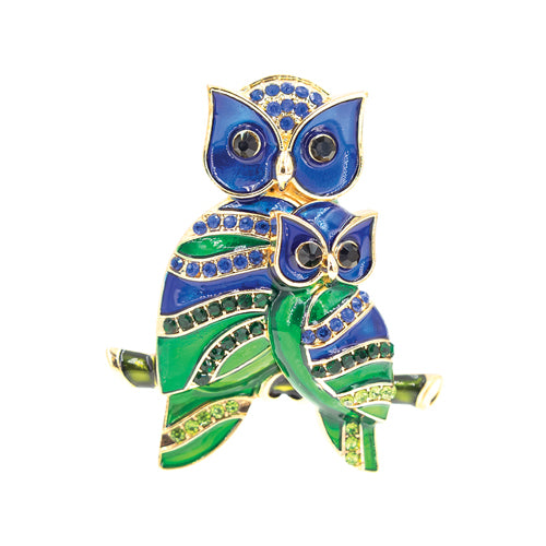 OWL BROOCH BABY ( 31788 SAMG )