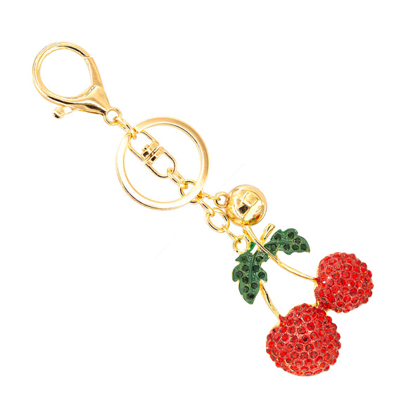 GOLD CHERRY KEYCHAIN ( 31859 LSIMG )