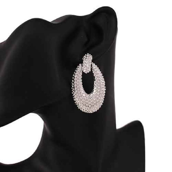 Silver Earrings ( 3455 RD )