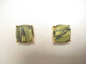 GOLD CAMOUFLAGE STUD EARRINGS ( 3095 CMFG )