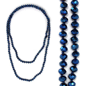 Blue AB Crystal Necklace ( 1280 BLAB )