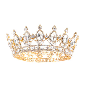 GOLD CROWN CLEAR STONES ( 60646 CRG )