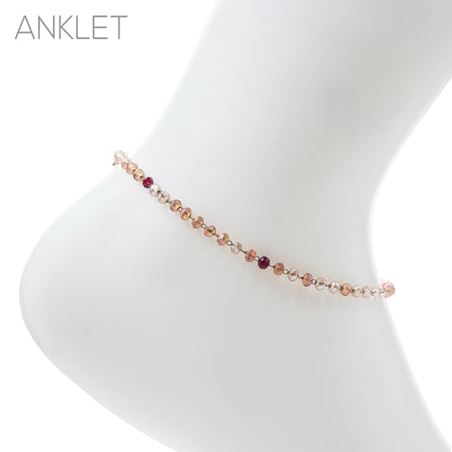 MULTICOLOR CRYSTAL ANKLET ( 83206 ALCTMG )