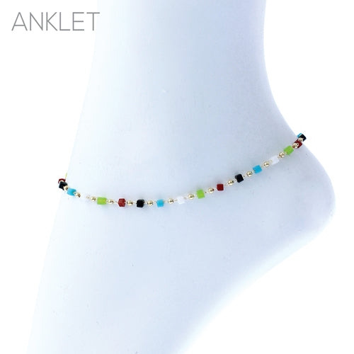 MULTICOLOR CRYSTAL ANKLET ( 83787 AMUG )