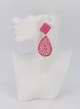 WHITE EARRINGS ( 2610 WHT )