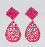 FUCHSIA EARRINGS ( 2610 FUS )