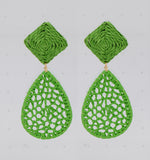 GREEN EARRINGS ( 2610 LIM )
