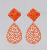 ORANGE EARRINGS ( 2610 ORG )