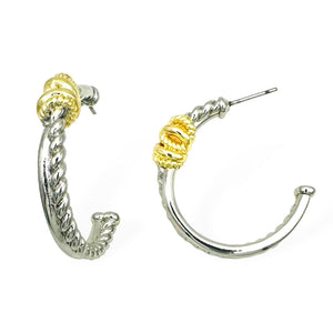 14K GOLD PLATED EARRINGS ( 9265 EK )