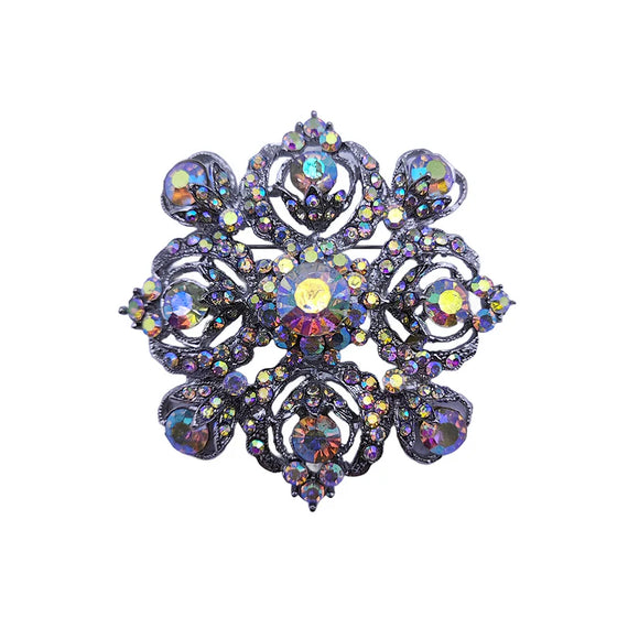 Silver AB Brooch ( 06491 AB )