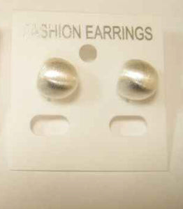 SILVER BALL EARRINGS ( 4005 S )