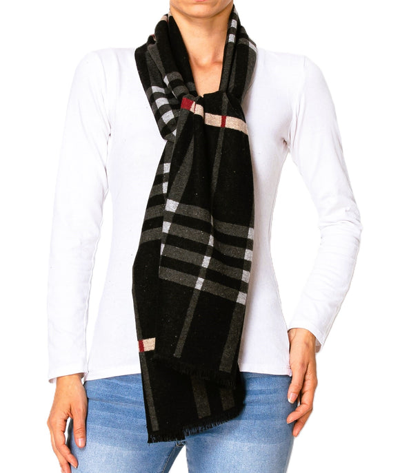 BLACK SCARF ( 21019 BK )