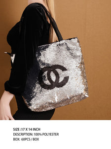 SILVER SEQUIN WOMEN'S BAG ( 1090 SILVER )