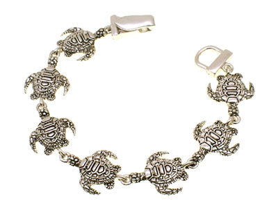 SILVER TURTLE MAGNETIC BRACELET ( 29191 BS )