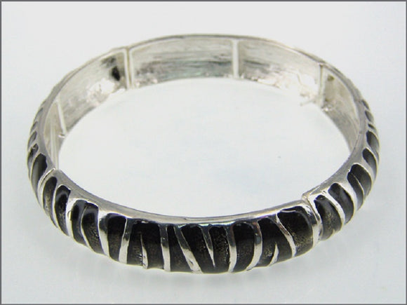Silver Stretch Bracelet ( 9631 LSJET )