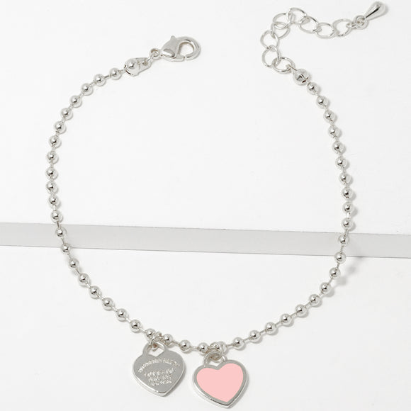 BRACELET HEART CHARMS ( 273 RPK )