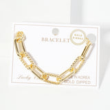 GOLD DIPPED BRACELET ( 6263 G )