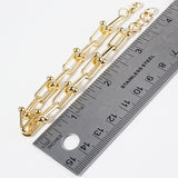 GOLD DIPPED BRACELET ( 8049 G )