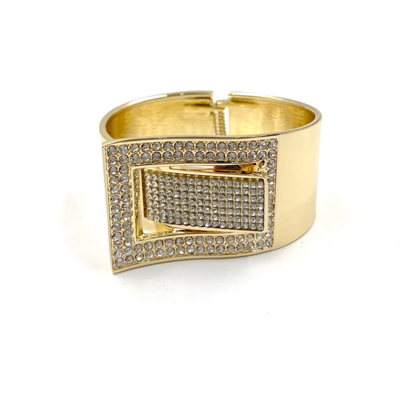 GOLD BUCKLE BANGLE ( 0286 2C )