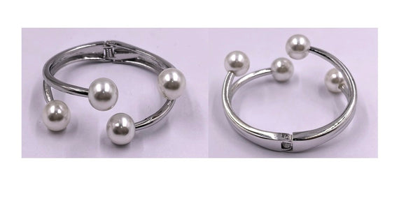 SILVER WHITE BRACELET ( 0380 3WH )