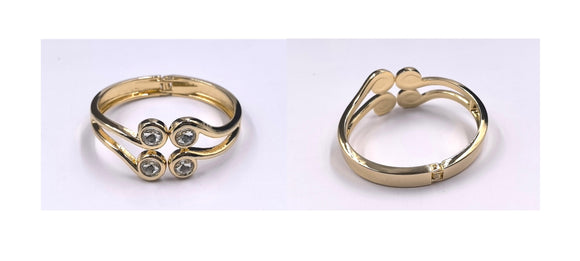 GOLD CLEAR BRACELET ( 0386 2C )