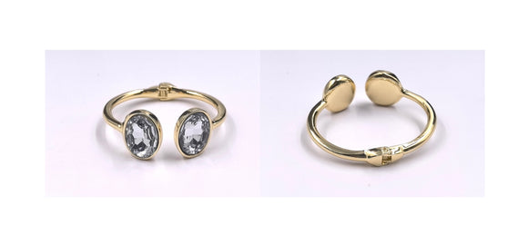 GOLD CLEAR BRACELET ( 0387 2C )