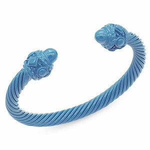 BLUE CUFF BANGLE ( 7135 BL )