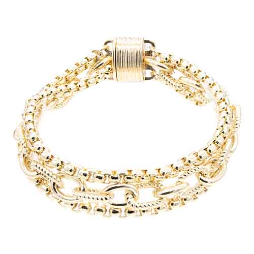 14K GOLD PLATED BRACELET ( 920 GD )