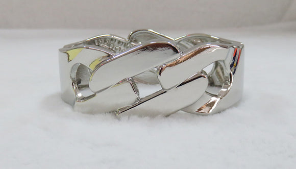 SILVER BANGLE LINK STYLE ( 824 S )