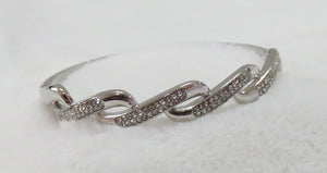 SILVER CLEAR BANGLE ( 882 SCL )