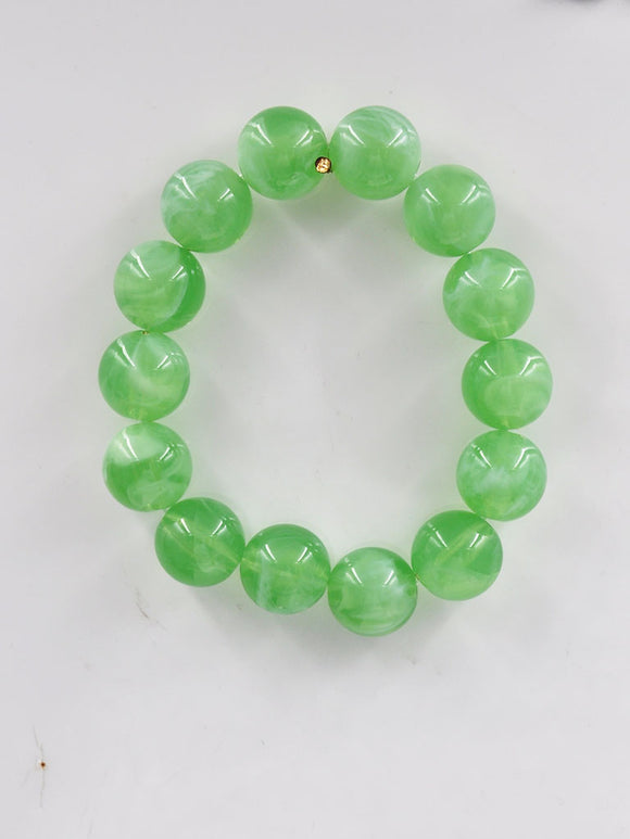 GREEN STRETCH BRACELET ( 254001 GR )