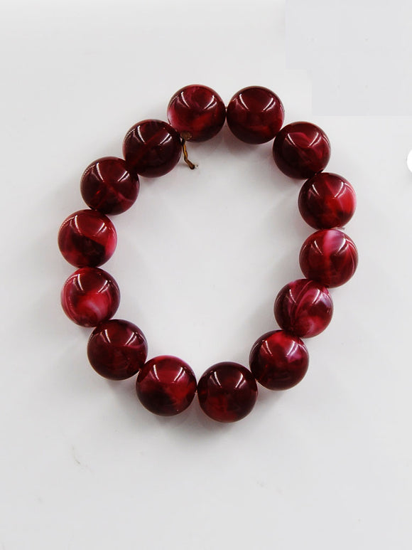 RED STRETCH BRACELET ( 254001 R )