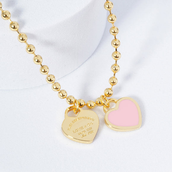 HEART CHARM NECKLACE ( 273 GPK )