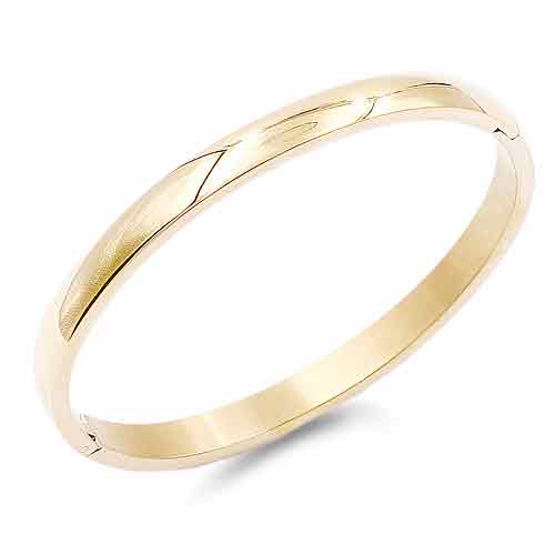 GOLD STAINLESS STEEL BANGLE ( 4060 GD )