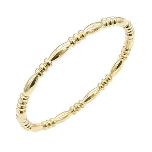 STAINLESS STEEL GOLD BANGLE ( 4274 GD )