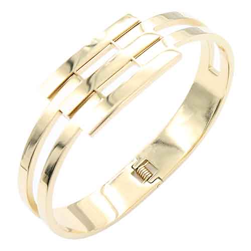 GOLD PLATED STAINLESS STEEL BANGLE ( 703 GD )