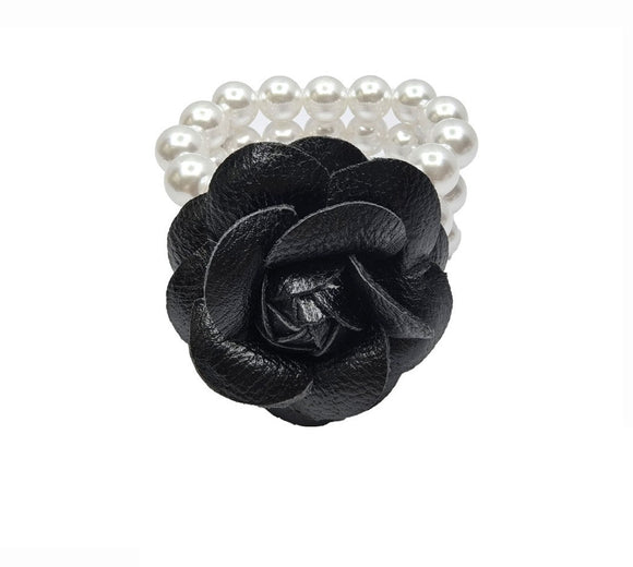 PEARL STRETCH BRACELET ( 0150 WHBK )