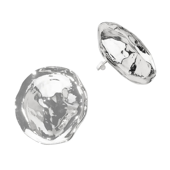 SILVER CLIP EARRINGS ( 23445 LFS )