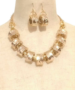 GOLD NECKLACE SET ( 3670 GD )