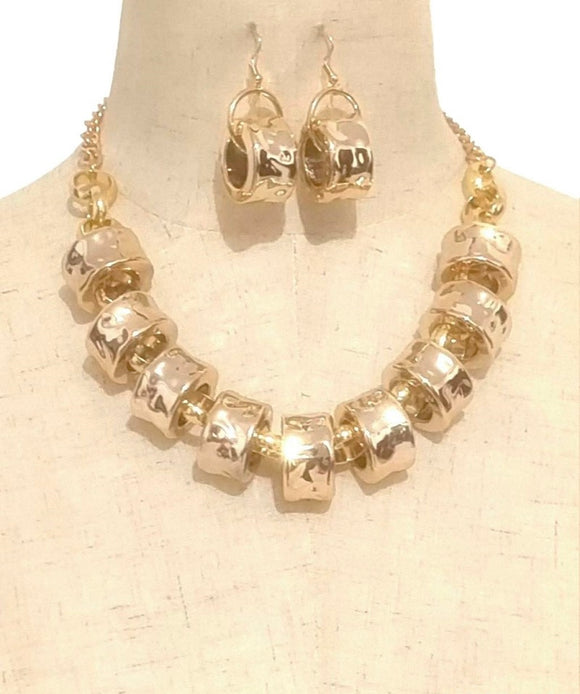 GOLD NECKLACE SET ( 3670 GD )