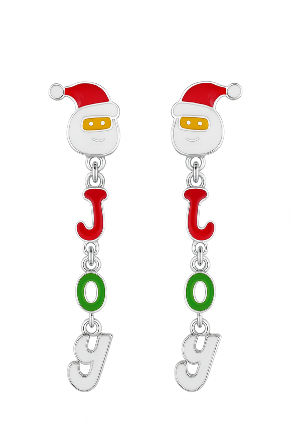DANGLING CHRISTMAS JOY EARRINGS ( 589 )
