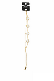 GOLD WHITE QUATREFOIL BRACELET ( 231 GWH )