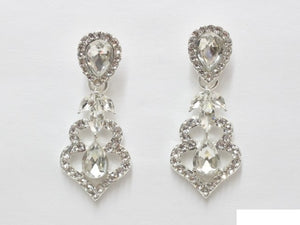 SILVER DANGLING EARRINGS ( 6616 SCRY )