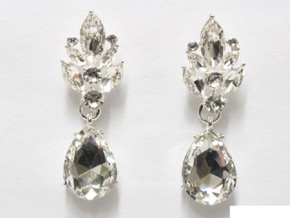 RHINESTONE DANGLING EARRINGS ( 6634 SCRY )